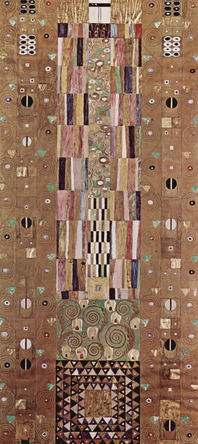 Entwurf für den Wandfries im Palais Stoclet in Brüssel, Goldener Ritter von Gustav Klimt